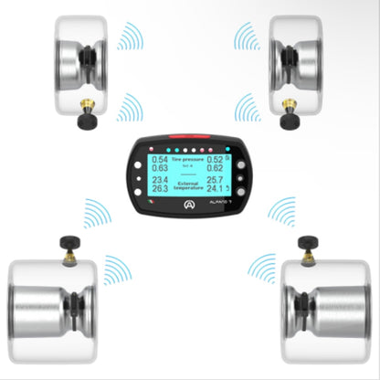 4 capteurs de pression et de température « intérieur pneu » pour ALFANO 7 – 5 pouces (KARTING)